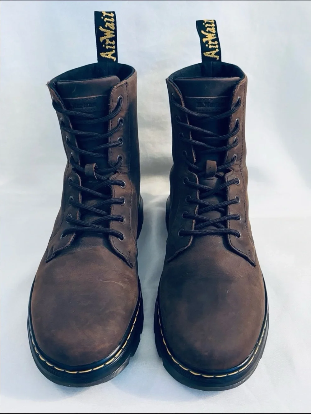 Dr. Martens Combs Crazy Horse Leather Boots